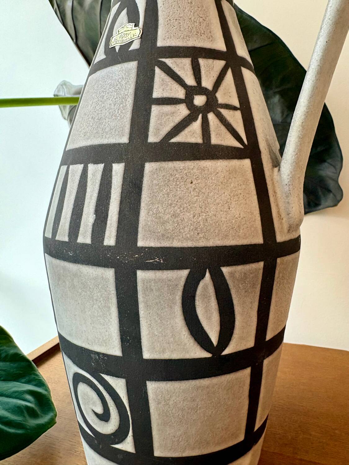 Large vase / jug bay ceramics - west germany