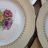 Assiettes plates L'amandinoise