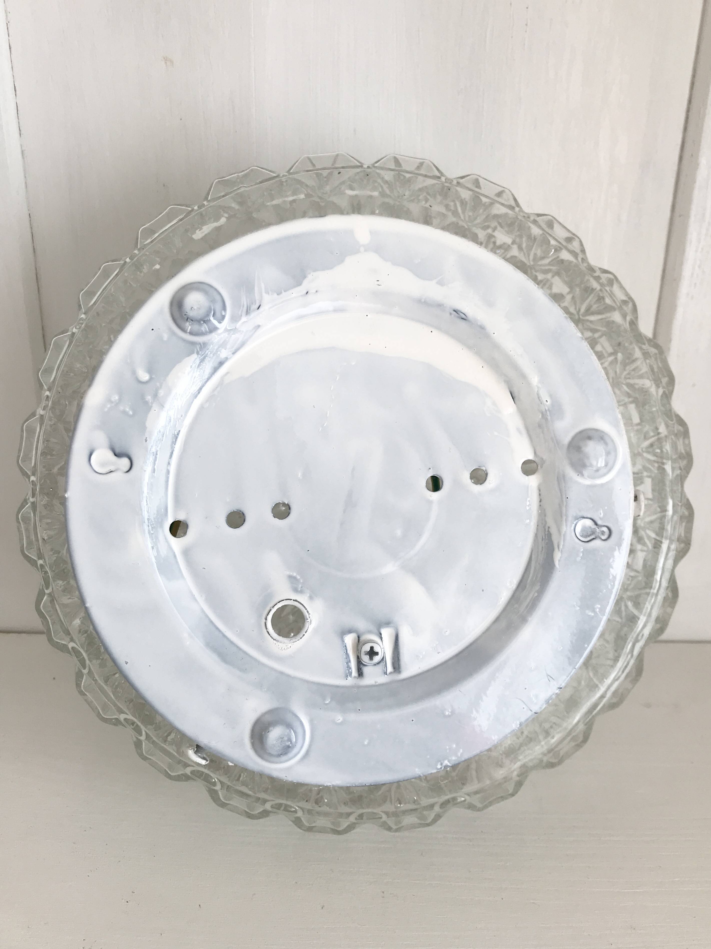 Round molded glass ceiling light ⌀ 24 cm