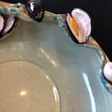 Paris ceramic dish with slip decoration, by Suzy Coste