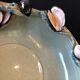 Paris ceramic dish with slip decoration, by Suzy Coste
