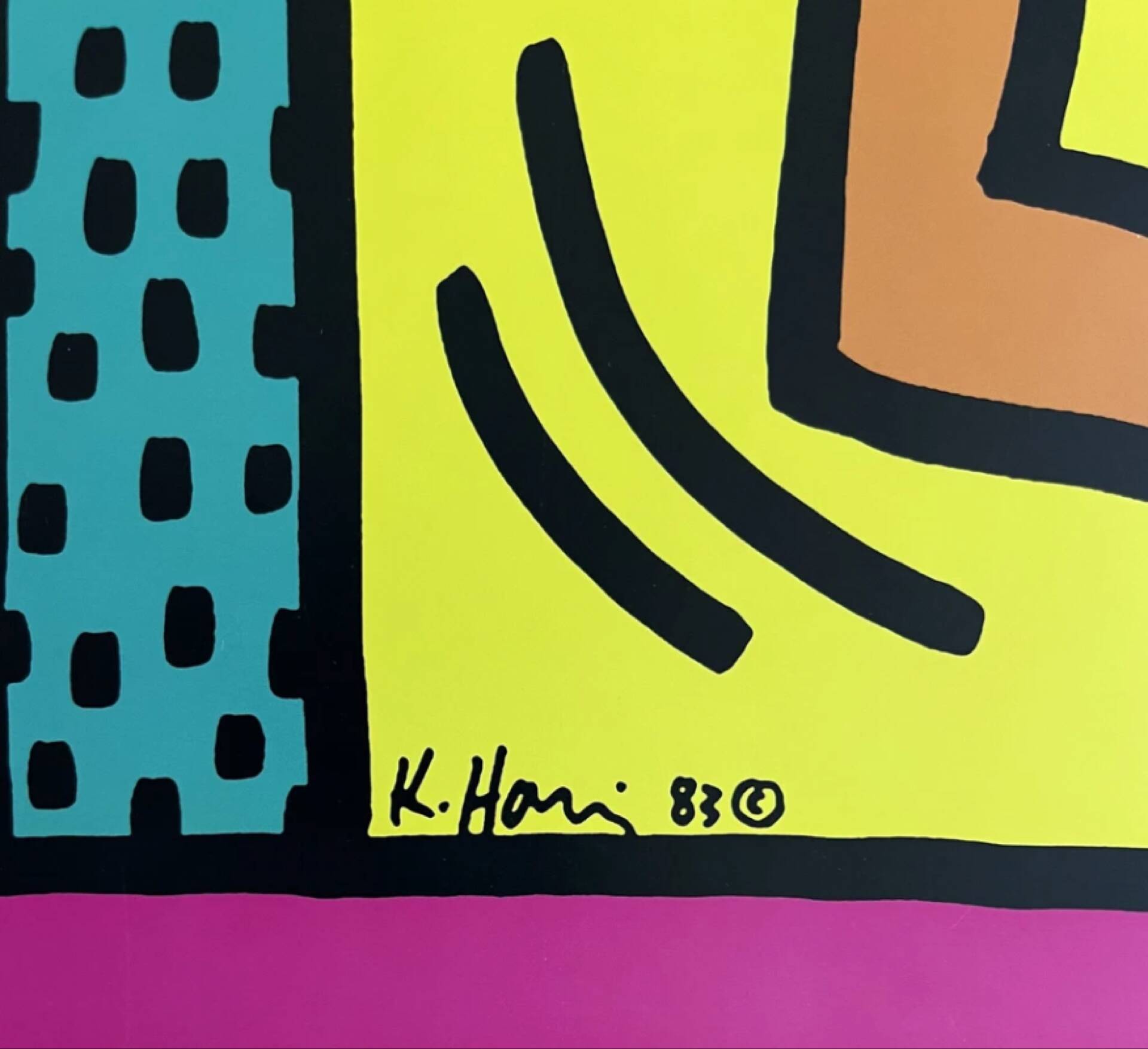 Keith Haring festival poster
