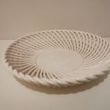 Vintage fruit dish ceramic braided 60s