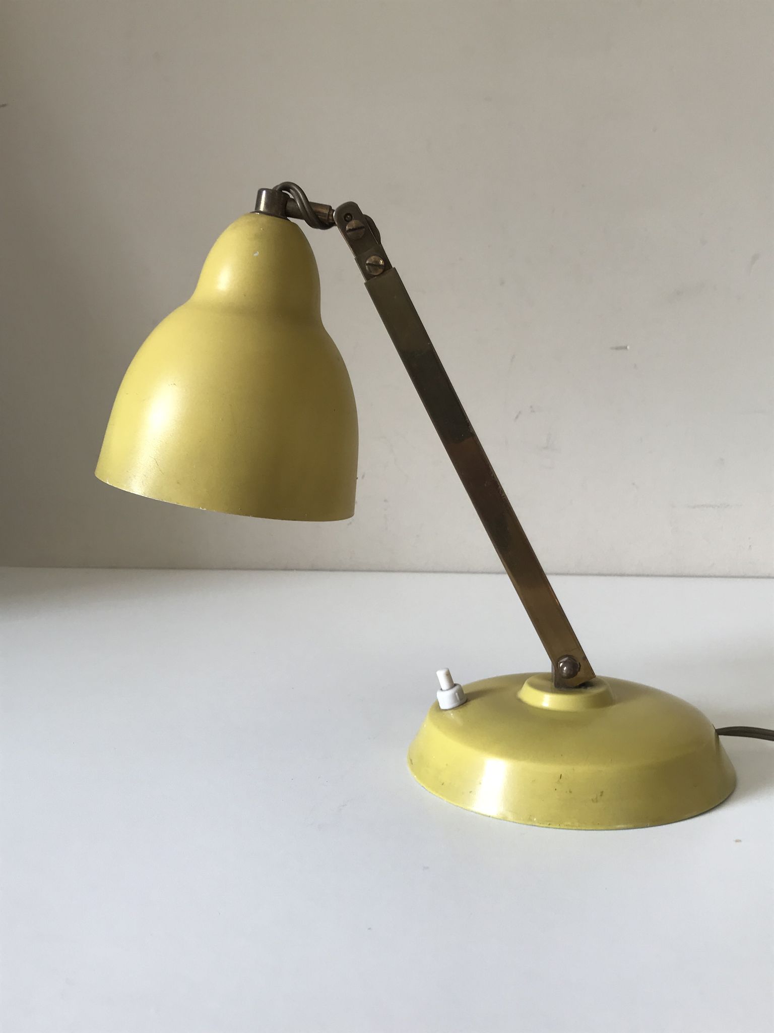 Lampe télescopique vintage années 50