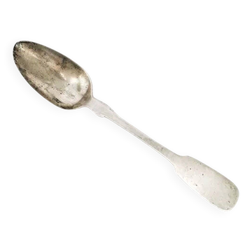 Cuillère en argent classique, Allemagne, années 1900.