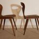 Paire de chaises Baumann modèle "fourmi "