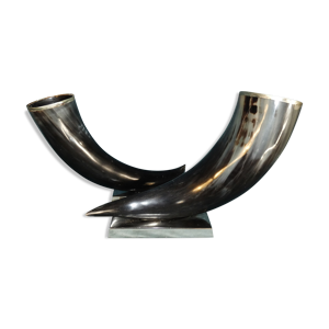 paire de vases corne