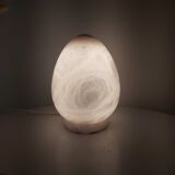 Vintage albatra egg lamp