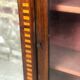 Low English style showcase/bookcase in mahogany and mahogany veneer 1930