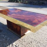 Rectangular coffee table Hervé Chapuis - 1970s