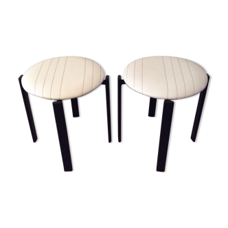 Pair of vintage stools from the 80s