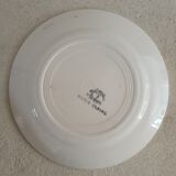 Set of 6 plates iron earth badonviller