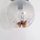 Vintage pendant lamp - Globe glass Mazzega Murano - 70s