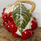 Cherry soup tureen barbotine