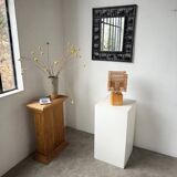 Constructivist wooden table lamp