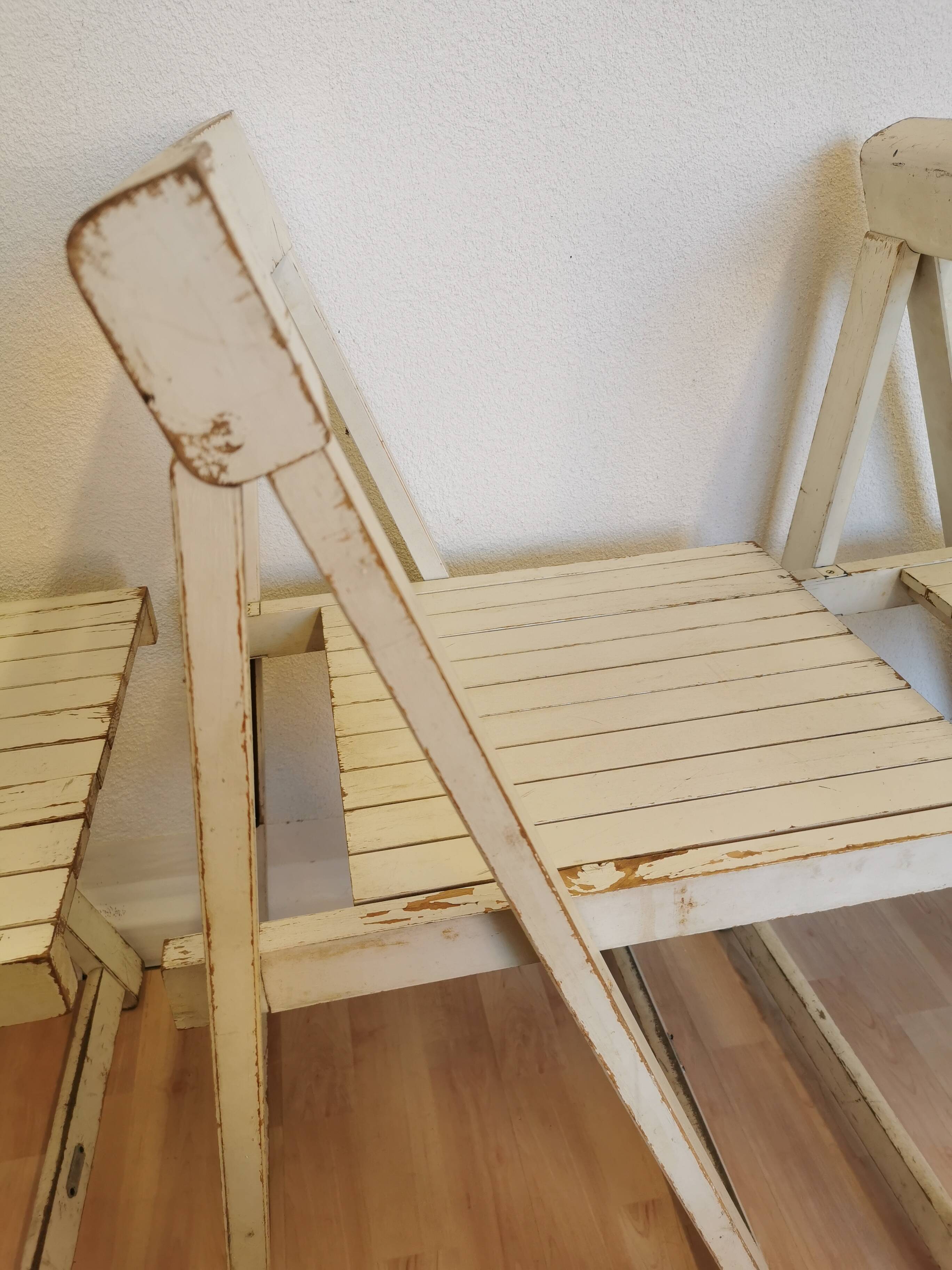 Set of 4 Vintage Trieste Folding Chairs by Aldo Jacober, 1970s