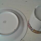 Fine porcelain coffee service art deco 21 pieces Limoges