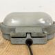 Grey Industrial Cast Iron Wall Light from Elektrosvit, 1960s
