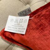 Coussin en velours piment 35x50 cm