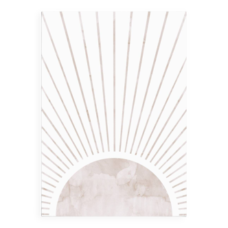 Geometric art print. (50x70cm)