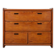 Vintage pine chest of drawers from the 1980s