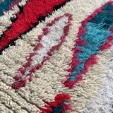 Vintage azilal berber carpet 75x180 cm