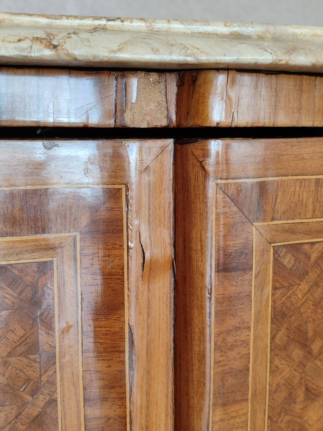 Louis XVI style chest of drawers