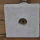Ancient alabaster lamp and bronze cherub decoration