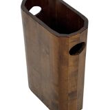 Porte-parapluies vintage en bois, design minimaliste des années 1960