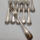 12 silver-plated cake forks, by Boulenger.