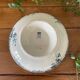 Antique large salad bowl on a pedestal in Saint-Amand earthenware (Nord)