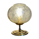 Golden ball table lamp