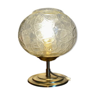 Golden ball table lamp