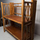 Foldable bamboo wall shelf 1970