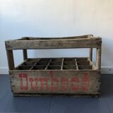 Wooden case for bottles