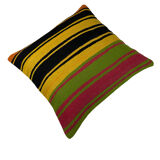 Vintage turkish kilim cushion cover, 60x60 cm