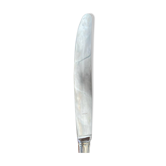 Set of 12 Knives with Silver Metal Handles + Stainless Steel Blades #B339