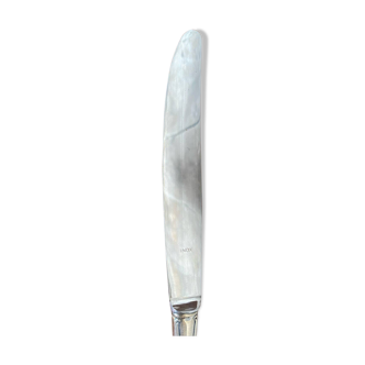 Set of 12 Knives with Silver Metal Handles + Stainless Steel Blades #B339