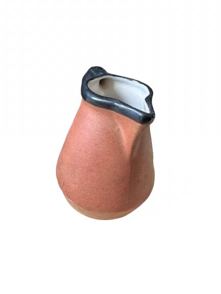 Basque stoneware milk jug from Ciboure