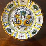 Assiette décorative vintage Deruta céramique - Italie