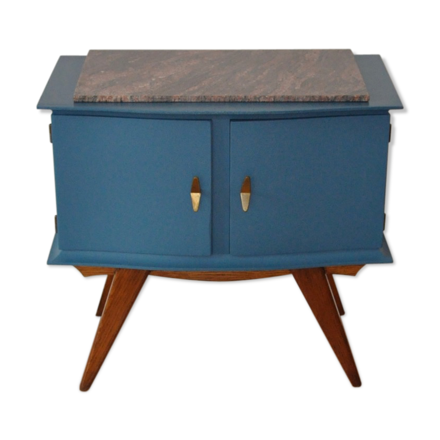 Peacock blue nightstand