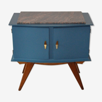 Peacock blue nightstand