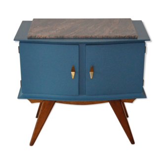 Peacock blue nightstand