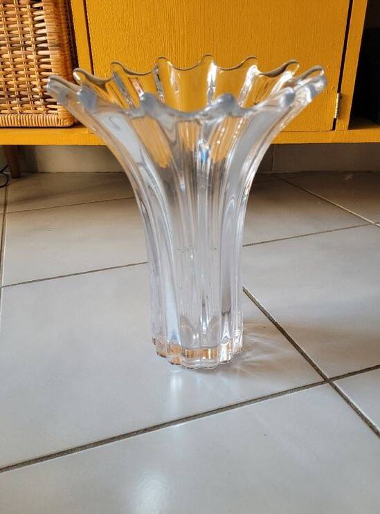Beautiful crystal vase