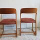 Suite de 4 chaises traineaux Baumann, 1960
