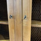 Large cherry wood bookcase