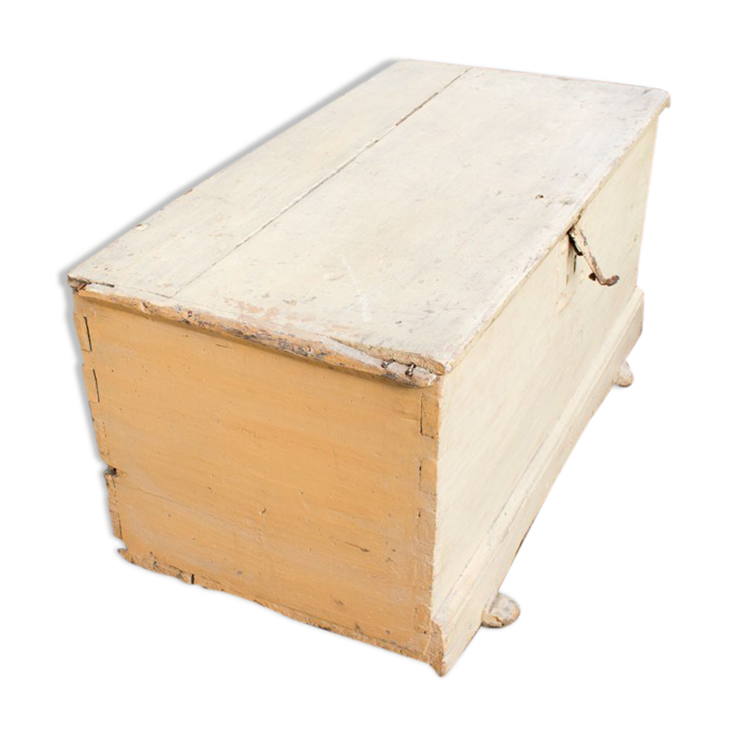 Vintage wooden trunk