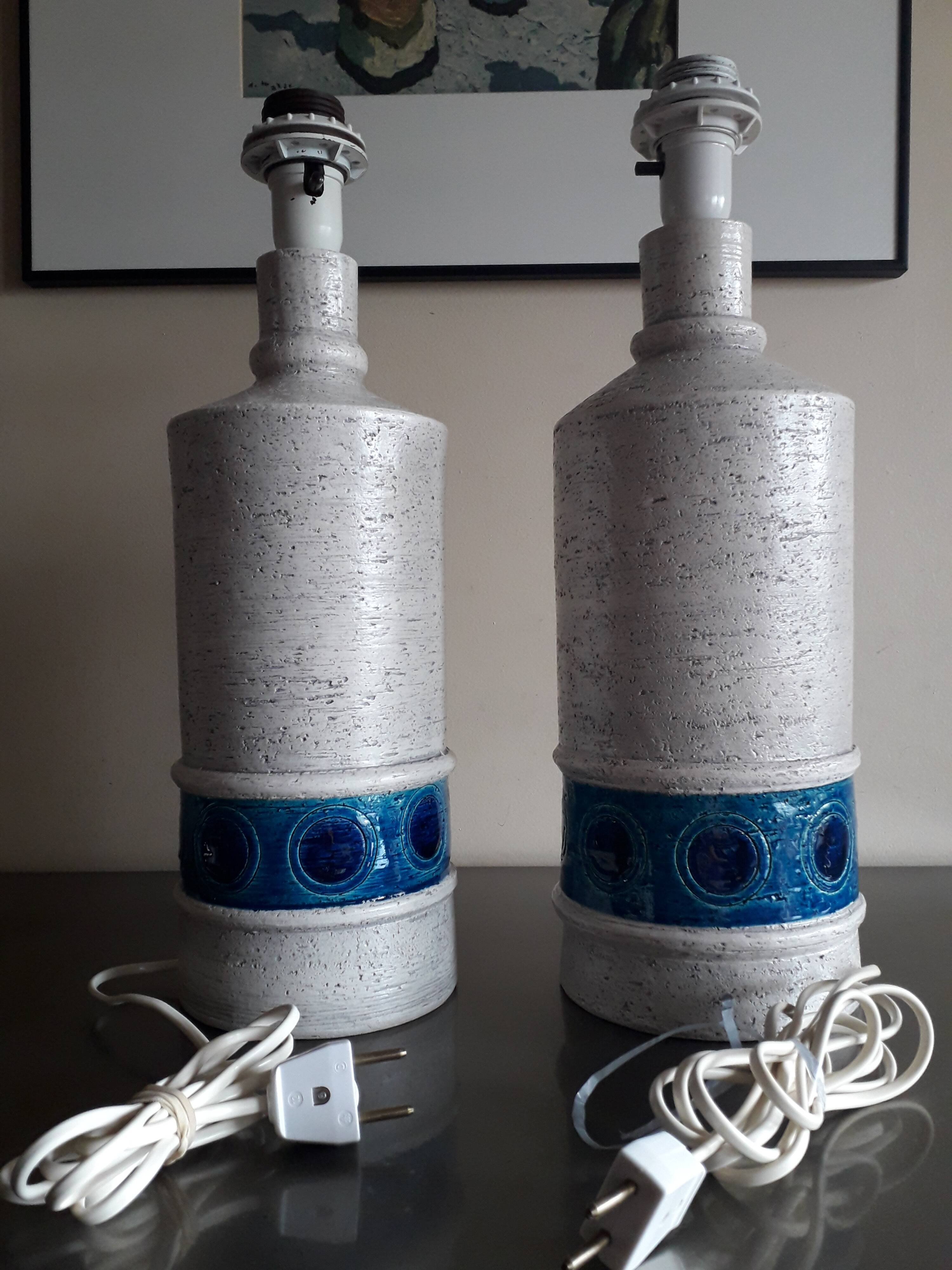 Pair of lamps by Aldo Londi for Bitossi