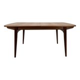 Scandinavian extendable teak table, 60s