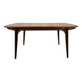Scandinavian extendable teak table, 60s